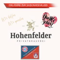 Einladung zum Saisonabschluss!