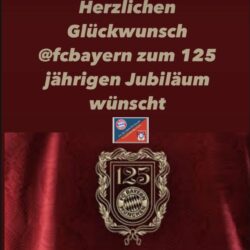 Herzlichen Glückwunsch FC Bayern München
